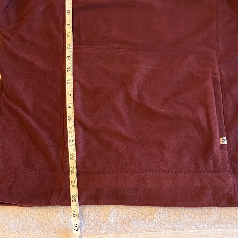 Ocean + Coast Maroon Fleece Pullover - Picture 6 of 6